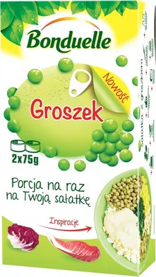 Obrázok produktu pre Groszek Bonduelle Delikatny i Soczysty 2 x 75 g