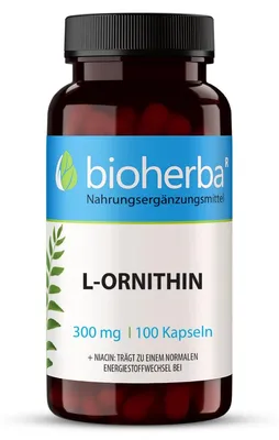 Produktbild von Bioherba L-Ornithin 300 mg 100 Kapseln