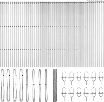 Produktbild von vidaXL Ground Fix Geschweißter Drahtzaun 100 x 1 m (B x H)