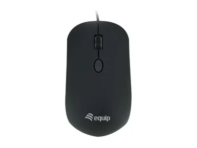 Produktbild von Equip Optische Maus USB Komfort Rechts-Linkshänder 1.8m sw