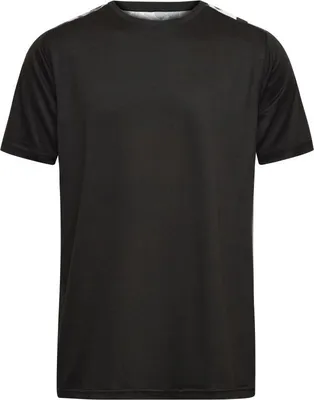 Produktbild von Men's Sports Shirt black/black-printed, Gr. L