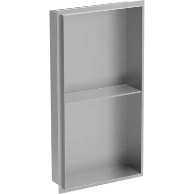 Obrázek produktu pro Mexen X-Wall-NR zapuštěná police bez obruby s poličkou 60 x 30 cm, inox - 1911603010S