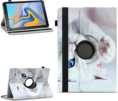 Produktbild von Tablet Hülle für Samsung Galaxy Tab A 10.5 2018 Tasche Schutzhülle 360° DrehbarFarben:Motiv 9