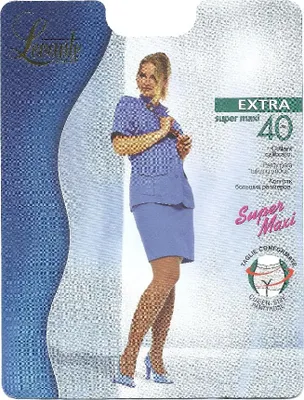 Produktbild von LEVANTE Damen Strumpfhose 40 den kalibriert für Übergrößen Art. EXTRA 40 TIGHTS, 5-6 XXL, Poliammide 84%,Elasthan 16%