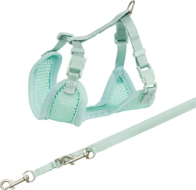 Zdjęcie produktu dla Trixie Uprząż dla psa Junior Puppy Miękka uprząż ze smyczą Mint Green