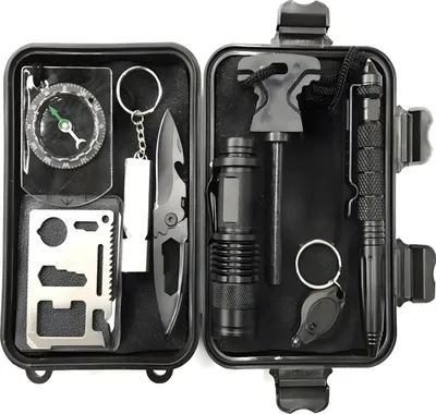 Immagine prodotto di Kit di Sopravvivenza Typ5 - Nero per Avventurieri KP39082