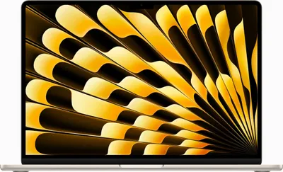 Apple MacBook Air 15" 2023 A2941 M2 čip 8C CPU 10C GPU 8GB 512GB SSD Starlight Ako nový