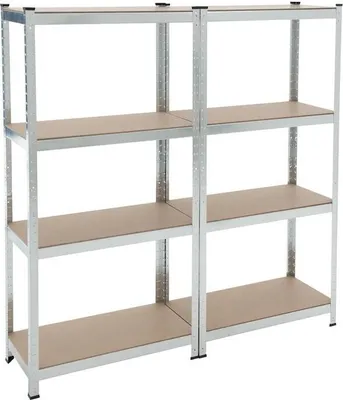 Produktbild von Lagerregal Steckregal Werkstattregal 160x160x40 Kellerregal Schwerlastregal