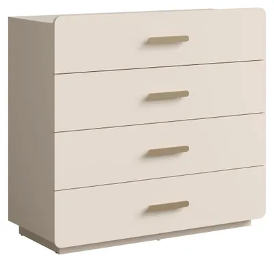 Immagine prodotto di raumhirsch, cassettiera, color beige, dimensioni 100 x 92,5 x 41,5 cm
