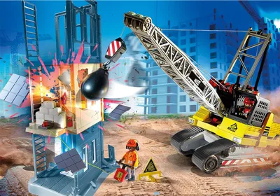 Produktbild von PLAYMOBIL® Konstruktions-Spielset Seilbagger mit Bauteil (70442), City Action