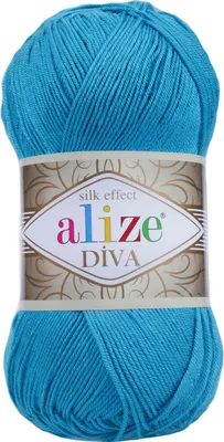 Produktbild von 100g Strickgarn ALIZE DIVA Sommerwolle Häkelgarn Wolle Sommer Stricken Häkeln