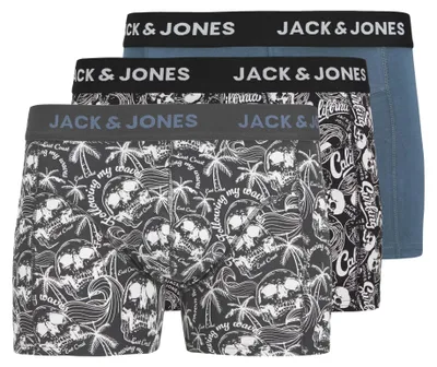 Produktbild von JACK & JONES Jacdamon Skull Trunks 3 Pack Jnr