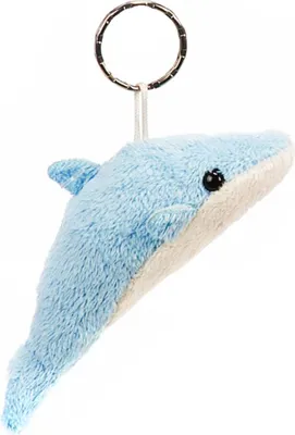 Produktbild von Delfin Schlüsselanhänger 11x4cm blau