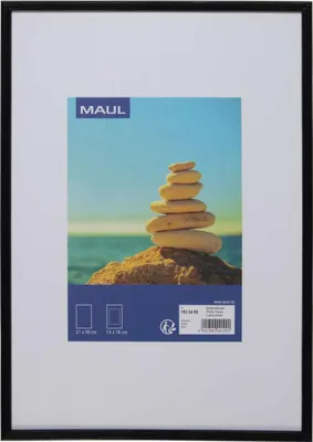 Produktbild von MAUL Bilderrahmen MAULart Kunststoff 21 x 30 cm, ca. A4 schwarz