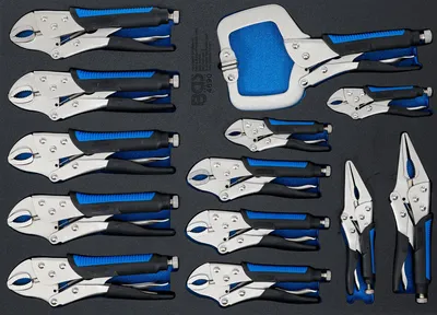 Zdjęcie produktu dla BGS technic Tool Tray 3/3: Locking Grip Pliers Set, 5902 mm, 5,9 kg