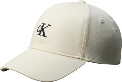 Zdjęcie produktu dla Czapka damska Calvin Klein z monogramem, regulowana, kolor kości słoniowej (Bone White)