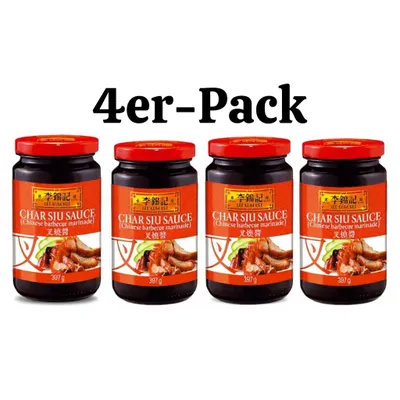 Produktbild von 4er-Pack LEE KUM KEE Char Siu Sauce Grillmarinade 397g