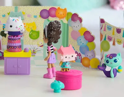 Immagine prodotto di Set di figurine Gabby's Dollhouse - Il compleanno di Briosel