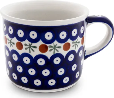 Produktbild von Original Bunzlauer Keramik 400 ml Kaffeepott Teebecher Tasse Becher Ø 10,2 cm, H 8,6 cm Design 41