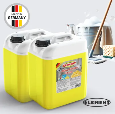 Produktbild von Element Allzweckreiniger Zitro I 20 Liter I Combo I Konzentrat I Bodenreiniger I Universalreiniger I Kraftreiniger I Oberflächenreiniger