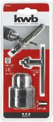 Immagine prodotto di KWB mandrino dentato per trapano 1/2" x 20 mm