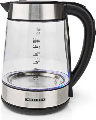 Image de Bouilloire électrique, 1,7 L, verre, 2 200 W, contrôle de la température