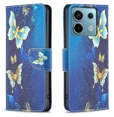 Obrázok produktu pre Puzdro na mobilný telefón z umelej kože typu „book“ pre Xiaomi Redmi Note 13 Pro / Poco X6 s motívom 4 – ochranné puzdro