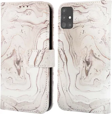 Zdjęcie produktu dla imoshion Design Bookcase for de Samsung Galaxy A51 - Sandy Marble