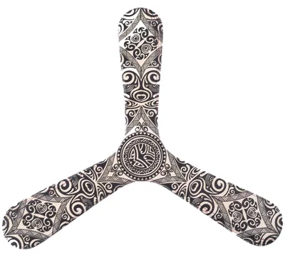 Productafbeelding van Bumerang Wallaby Boomerang Samoa WB004, zwart, 24 cm