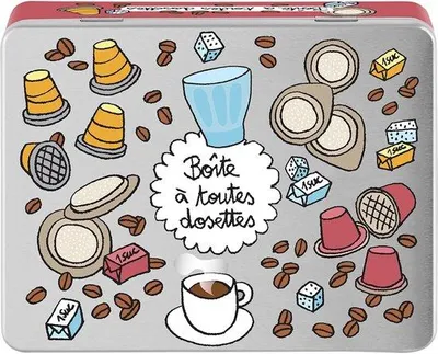 Productafbeelding van Metalen Koffieopslagdoos van 21 x 15 x 7 cm