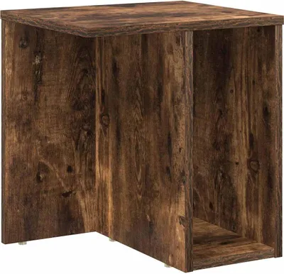 Immagine prodotto di vidaXL Tavolino in rovere fumé 37 x 32 x 40 cm Materiale a base di legno