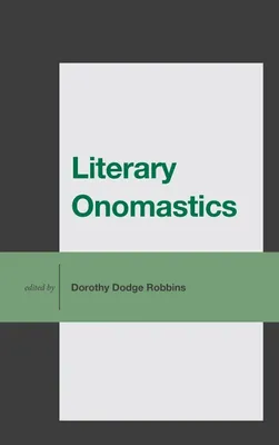 Produktbild von Literary Onomastics