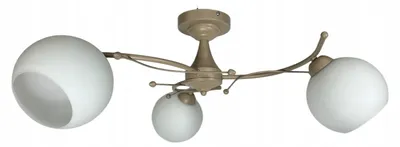 Zdjęcie produktu dla Euro-Lamp Lampa Sufitowa Eliza 3 Kaszmir klosz biały 3X60W PRODUCENT