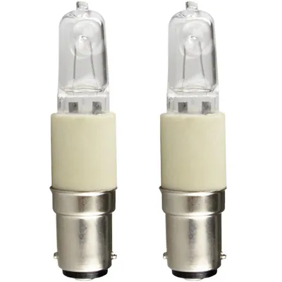 Produktbild von 2 x Leuchtmittel Röhre 205W B15d klar, Ø13x80mm, stufenlos dimmbar, kompatibel mit Halolux Ceram