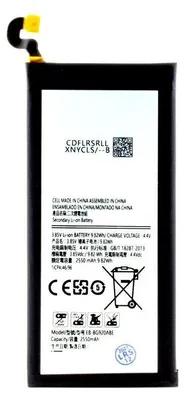 Produktbild von Samsung Handy-Akku für Galaxy S6 Smartphone mit 3,85 V und 2.550 mAh