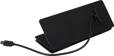 Immagine prodotto di Caricatore solare pieghevole da 15 W ETFE Pannello portatile monocristallino per campeggio, viaggi con lo zaino, escursionismo, viaggi, triplo