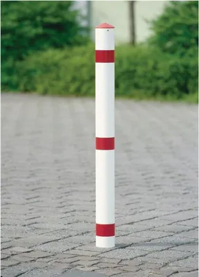 Produktbild von Urbanus Sperrpfosten Stahl rot-weiß Ø 76 mm - AS 144 RW