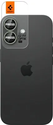 Produktbild von Spigen Optik Pro EZ Fit, Apple, iPhone 17, Tropfsicher, Kratzresistent, Grün, 2 Stück(e)