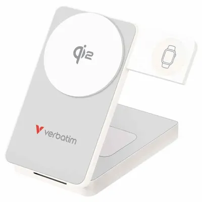 Obrázok produktu pre Verbatim 32296, 10000 mAh, Lítium polymér (lipo), Power Delivery 3.0, Bezdrôtové nabíjanie, 30 W, Biela
