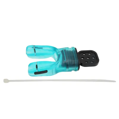 Produktbild von Formbares Bissmundstück, Tauchschnorchel, Atemregler der Zweiten Stufe, Thermoplastisches Silikon-Mundstück für Damen (Berge Grün)