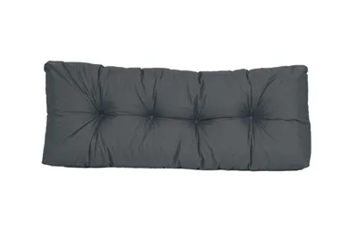 Produktbild von TexDeko Garden Rückenkissen 120x40x20/10cm gesteppt wasserabweisend UV-beständig, Anthrazit