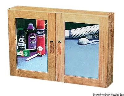 Immagine prodotto di Mobile da cucina/bagno in teak 560x380x110 mm , 1 pezzo
