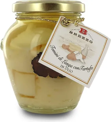 Produktbild von Schafskäse mit Trüffel in Sonnenblumenöl, 280 g
