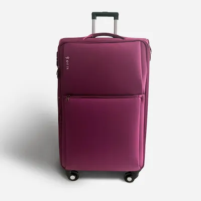 Produktbild von Textiltrolley Rorik Destination, 28 Zoll, 97 L, 80x47x28 cm, erweiterbar, 360°-Rollen, Lila
