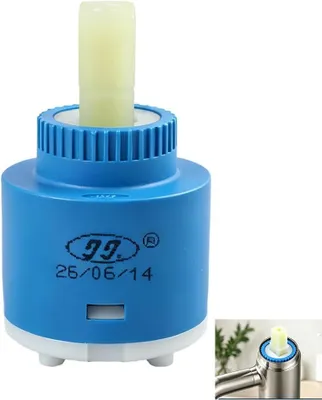Produktbild von Küchenarmatur mit keramischer Kartusche, 35 mm, für Warm- und Kaltwasser