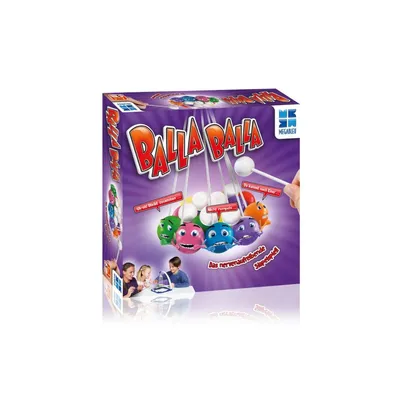 Image de MEGABLEU | Balla Balla | Jeu SUPER TOY CLUB | Jeu d'adresse amusant | Jeu pour enfants et jeu de société | Fais attention, sinon les boules vont tomber | Pour 2 à 4 joueurs à partir de 5 ans