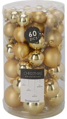 Image de Boîte à boules 60pcs CHRISTMAS