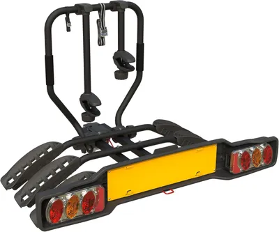 Produktbild von Fahrradträger für Anhängerkupplung – Stahlkonstruktion – Kippfunktion – Maximale Tragfähigkeit: 51 kg – Für 3 Fahrräder