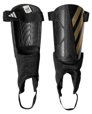 Produktbild von Adidas - Herren/Damen Unisex Fußball-Schienbein- und Knöchelschoner "Tiro Match Club" PP5231 (S) (Schwarz/Gold)