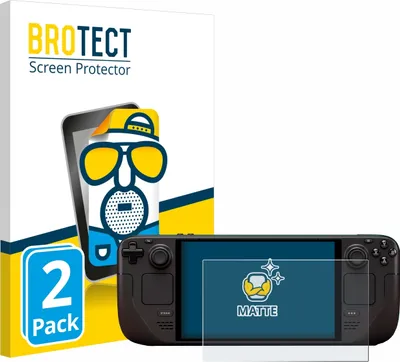 Produktbild von 2x BROTECT Schutzfolie für Valve Steam Deck OLED Displayschutz Displayschutzfolie Folie Matt Entspiegelungsfolie